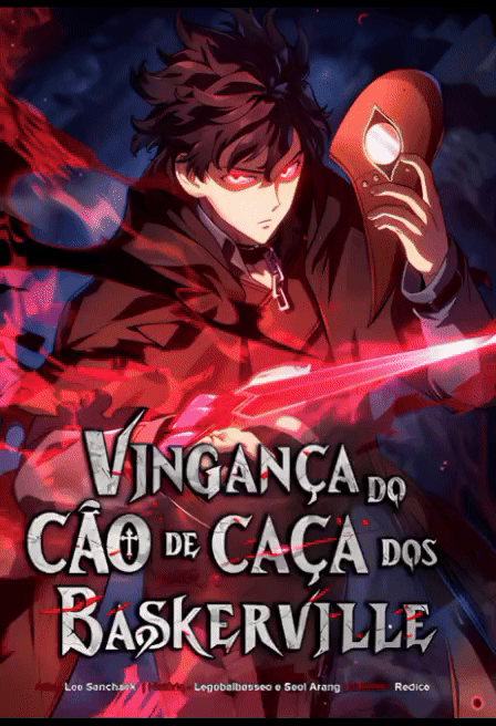 Capa de A Vingança do Cão de Caça dos Baskerville